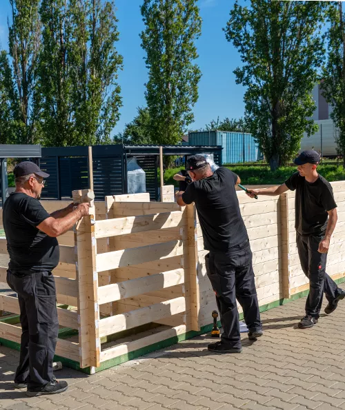 Gartenhaus aus Holz - Aufbau und Konstruktion